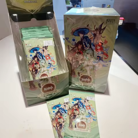 Original Genshin Impact Card Vol.4 Genius Invokation Tcg Battle Card Anime Character Competitive Boo
