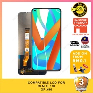 BROSHOP Compatible Lcd For Realm 8i / 9i / OP A96 Skrin Touch Screen With Digitizer Fullset MO