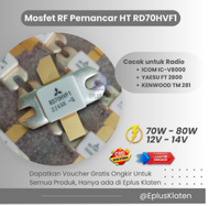 Mosfet Rf pemancar RD70HVF1 70-90 Watt Mitsubishi New final Icom V8000 yaesu 2800