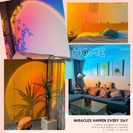 Sunset Red Sunset LED Spotlight Entrance Mural Light Embedded Small Hill Spotlight Shop Atmosphere T