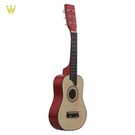 [caesar_orlando.my]25 Inch Basswood Acoustic Guitar 6 Strings Small Mini Guitar with Guitar Pick Str