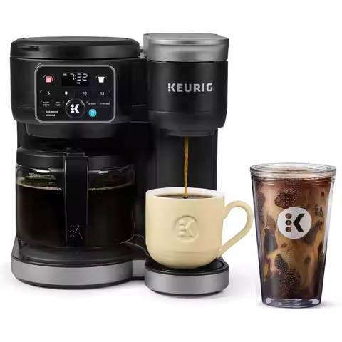 Keurig K-Duo Single Serve K-Cup Pod & Carafe Coffee Maker, Black