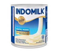 1 DUS INDOMILK SUSU KENTAL MANIS PUTIH KALENG 370 GRAM [TERBARU[TERLARIS[ORIGINAL[ASLI]
