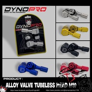 (DYNOPRO) CNC ALLOY TUBELESS VALVE HEAD KEPALA TUBELESS M8 M10 HIGH QUALITY