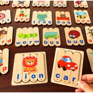 Educational Wooden Word Puzzle