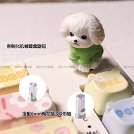 Knob Cute Key Cap Mechanical Keyboard Cap Cute Cartoon Puppy Super Cute Animal Personality Key Cap D