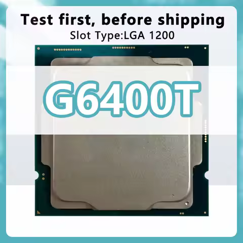 Pentium G6400T CPU 14nm 2 Cores 4 Threads 3.4GHz 4MB 35W Processor LGA1200 for H410 B460 Chipsets Mo