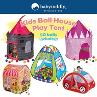 Kids Ballhouse Ball Tent Castle | Princess | Cars | Children Playground