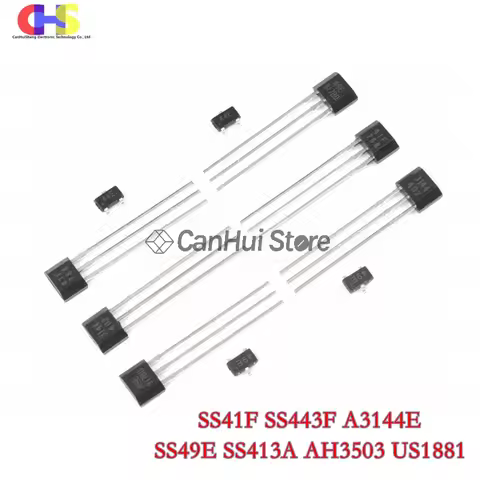 10pcs SS41F SS443F A3144E SS49E SS413A AH3503 US1881 Hall Effect Sensor Switch 41F 43F 44E 49E 413 5