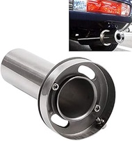 Muffler parts 4 inch Universal Car 304 Stainless Steel Exhaust Pipe Muffler Unadjustable Tail Muffle