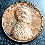 1978 D 1Cent Lincoln Memorial Cent