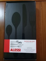 全新 意大利 精品 ALESSI 餐具組 🍴 刀叉湯匙2支 共4支 市價2500