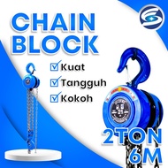 Chain Block 2 Ton 6 Meter Takel Katrol Kerekan 2 Ton 6 Meter FEI GE