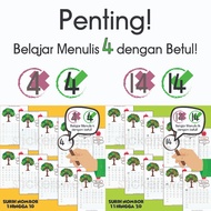 Awal Matematik Prasekolah PDF Softcopy Buku Latihan Prasekolah Buku Tulis Belajar Nombor Surih 123