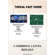 Cambridge A Level AS Biology Self Made Topical Past Paper 1 and 2 PDF (2002-MayJune2023)