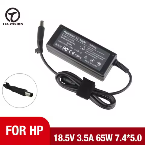 18.5V 3.5A 7.4*5.0mm 65W AC Laptop Power Adapter Charger For HP Compaq Pavilion G6 DV5 DV6 DV7 DV4 G