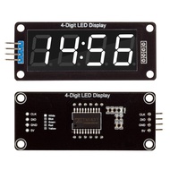 DIYMORE TM1637 White 4-Bits Digital LED Clock Tube Display 5V for Arduino (0.56")