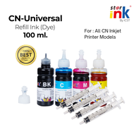 4ขวด4สี+4แข็ม StarInk หมึกเติม GI-790 เครื่องปริ้น Canon G1010 G2000 G2002 G2010 G3000 G3010 G4000 G