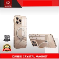 XUNDD Crystal 360 Magnet W/ STAND Case IPHONE 16 PRO MAX / 16E Case