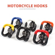 Motorcycle 6 Color Scooter E-Bike Metal Double Hook Helmet Luggage Storage Hook 6mm