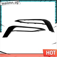 For     5 Series G30 G38 Sport 2016-2020 Pair Front Bumper Fog Light Grille Trim