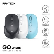Fantech Wireless Mouse Go W606 with Ergonomic Grip, Plug & Play Connection