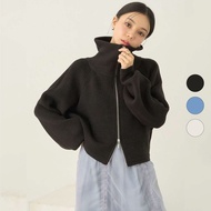 Women's Knit Cardigan - Bobo Tokyo - Fuuka Zip Cardigan