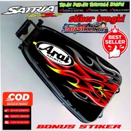 SATRIA F CARBON FACELIT TANK STICKER ARAI MODEL - RON Design