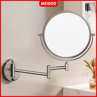 MEIDOO Cosmetic Mirror Bathroom Foldable Cosmetic Mirror Aluminum Waterproof and Rust-proof
