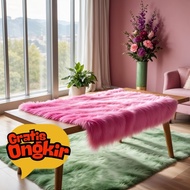 alas meja table cloth Rasfur fur tablecloth 75x45cm LP