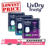 ⭐BEST DEAL⭐ Tena / LivDry Trusty Pants Normal / Extra Adult Diapers - Carton Sales
