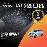 Karso Karpet Kereta Car Mat Toyota Vellfire (8 Seater Convert 7 Seater) (2008-2014)