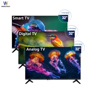 [พร้อมส่ง] Worldtech ทีวี 32 นิ้ว LED TV Analog HD Ready รับประกัน 1 ปีเต็ม Analog 32