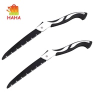 2X 24.8 Inch Folding Saw Pruning Saw for Single-Hand Use Curved Blade Hand Saw Cuts Branches Up To 1