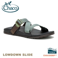 [CHACO American Male LOWDOWN SLIDE Casual Slippers < Profound Forest >] CH-LSM01HK46/Sports Slippers