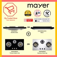 Mayer 3 Burner Hobs and Hood Bundle MMGH883HI / MMSS883HI + MMSI900HS / MMSI903OT