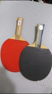 雙面反膠乒乓球拍 直板 兩件計