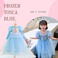 Frozen Elsa Princess Costume Dress / Children's Birthday Dress Elsa Frozen Costume