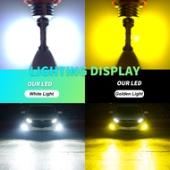 2Pcs H11 H8 9006 HB4 HB3 9005 881 H27 H1 H3 High Quality 3570 LED Auto Fog Lamp Car Anti Fog Light Bulb Foglamps Yellow White