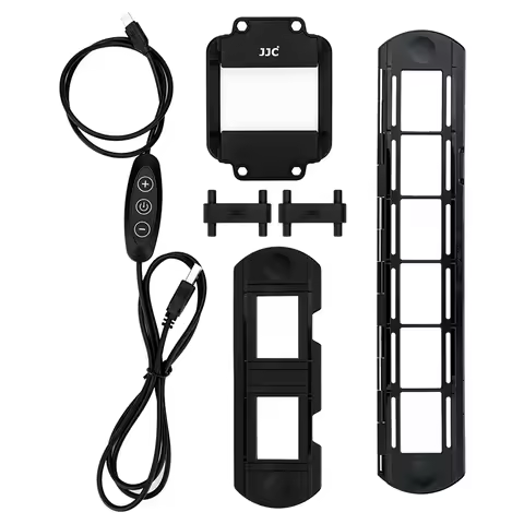 JJC Negatives Scanning LED Light Set Kit 35mm Film Scanner with Strips & Slides Holder Photo Scanner