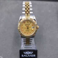 Balmer sapphire crystal glass calendar stainless steel sedan women's watches 5004M TT-29