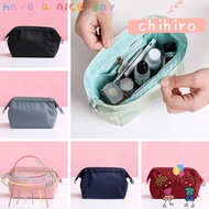 CHIHIRO Travel Cosmetic Bag Morandi Color Waterproof Makeup Pouch Storage Bags