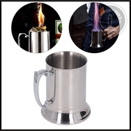 Cốc uống bia pha cocktail biểu diễn pha chế inox 304 dung tích 400ml Beer mug Coffee mug Cocktail