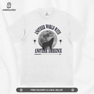 Animalized Men's T-Shirt Wolf Shirt Another World With Ambience