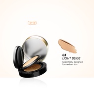 GMEELAN Black Truffle 2-in-1 Air Cushion Foundation 7g+10g | Buildable Coverage with Powder Setting