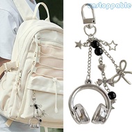 Un* Star Moon Universe Pattern Earphone Bag Keychain Fashion Trendy Keyrings