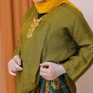 Full Set Baju Bodo Lengan Panjang Pakaian Adat Bugis Makassar Wanita + Aksesoris