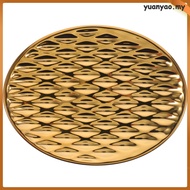 Decor Soap Holder Dish Bathroom Bar Ceramic Gold Plated Container Ceramics  yuanyao