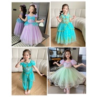 ARIEL MERMAID DRESS FOR GIRLS COSTUMER PRINCESS COSPLAY DRESS