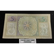 Uang Kuno 5 Gulden Seri Wayang asli /JRANG ADA #RARE